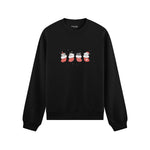 Christmas Stocking Cats Oversize Sweatshirt