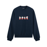 Christmas Stocking Cats Oversize Sweatshirt