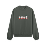 Christmas Stocking Cats Oversize Sweatshirt