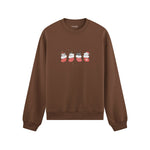 Christmas Stocking Cats Oversize Sweatshirt
