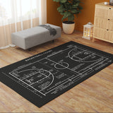 Basketball Court Chalkboard - Basketbol Sahası Halı