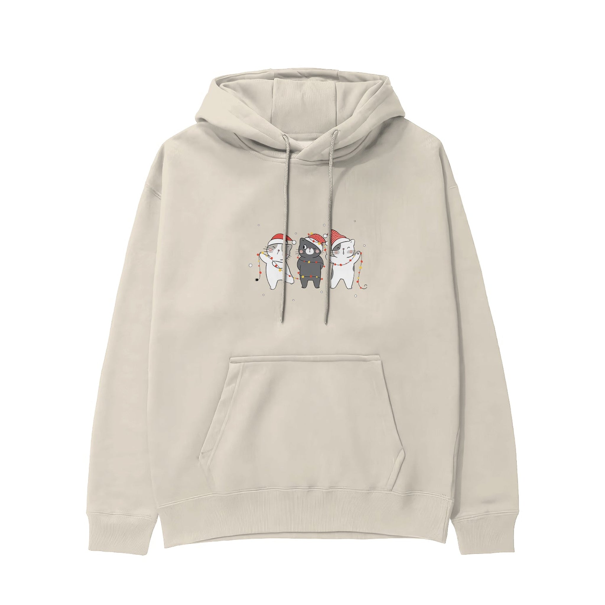 Tangled Christmas Cats Hoodie