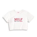 MILF / Man I Love Ferrari Crop Tişört