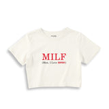 MILF / Man I Love Ferrari Crop Tişört