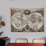 Terrarum Orbis tabula - Antik Dünya Haritası Duvar Örtüsü