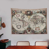 Terrarum Orbis tabula - Antik Dünya Haritası Duvar Örtüsü