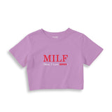 MILF / Man I Love Ferrari Crop Tişört