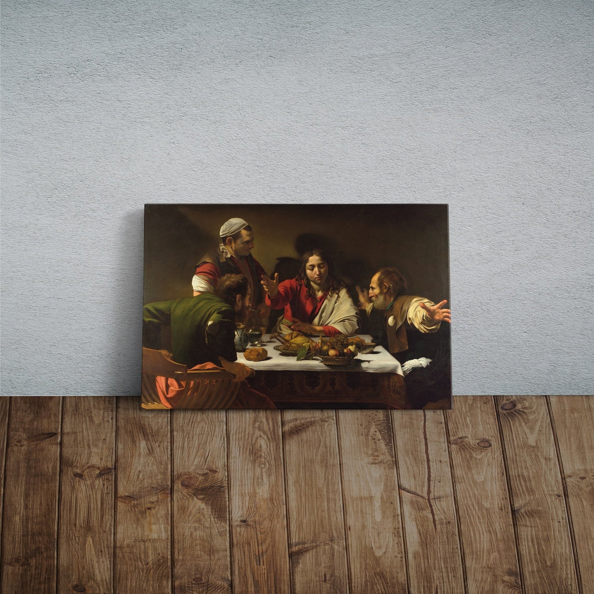 Supper at Emmaus Kanvas Tablo