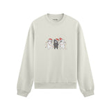 Tangled Christmas Cats Oversize Sweatshirt