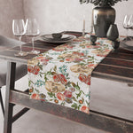Roses & Skulls White Runner Örtü