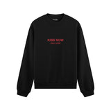 Kiss Now Talk Later Oversize Sweatshirt