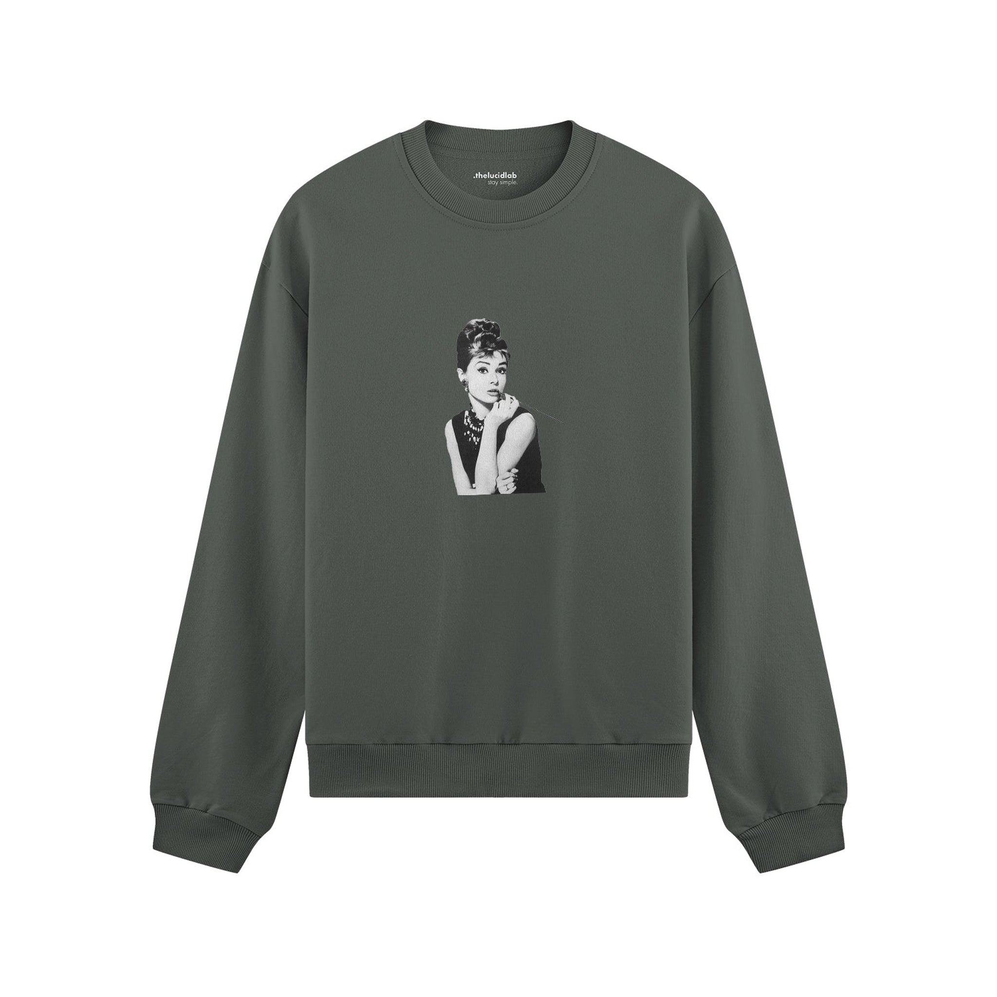 Audrey Hepburn Oversize Sweatshirt