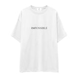 IMPOSSIBLE Oversize Tişört