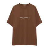 IMPOSSIBLE Oversize Tişört