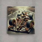 Steampunk Formula 1 Car Kanvas Tablo