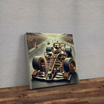 Steampunk Formula 1 Car Kanvas Tablo