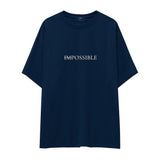 IMPOSSIBLE Oversize Tişört