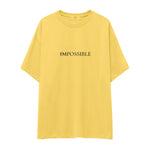 IMPOSSIBLE Oversize Tişört