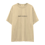 IMPOSSIBLE Oversize Tişört