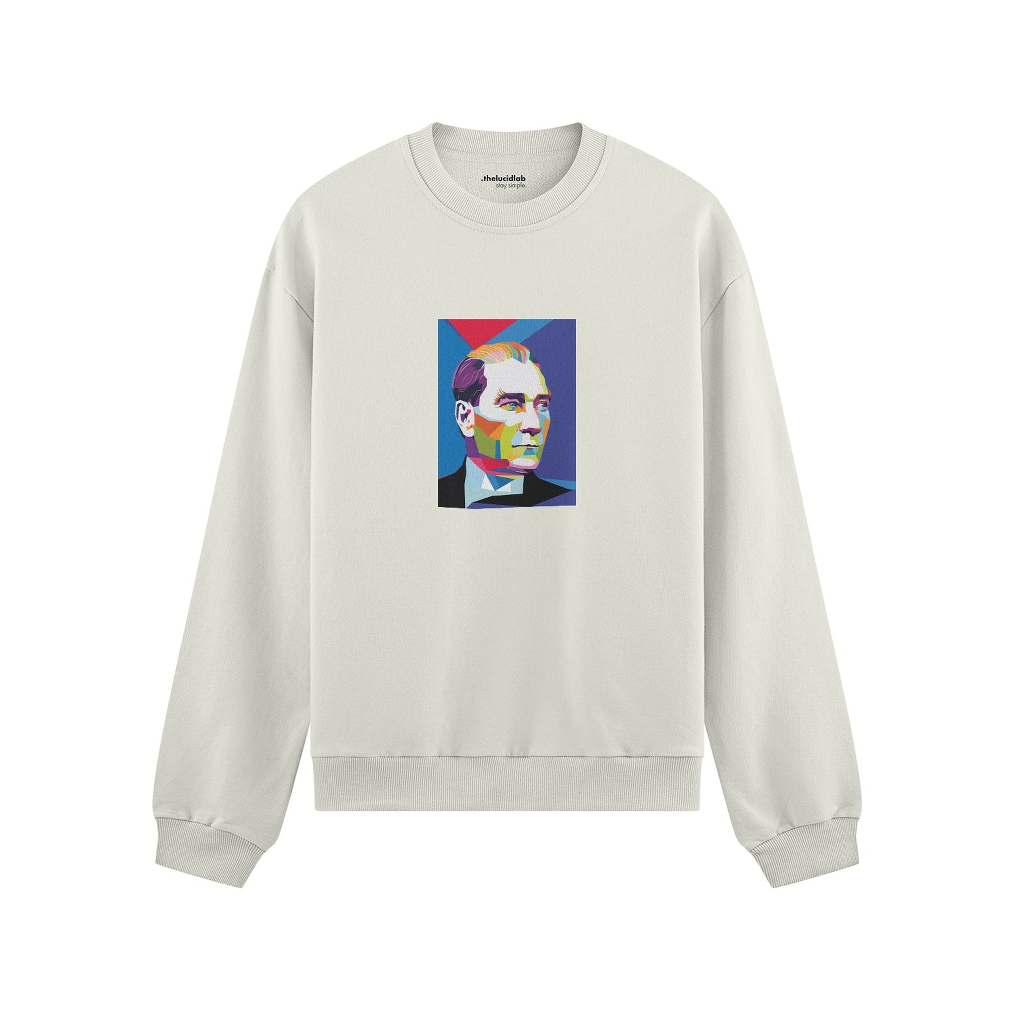 Atatürk Pop Art Oversize Sweatshirt