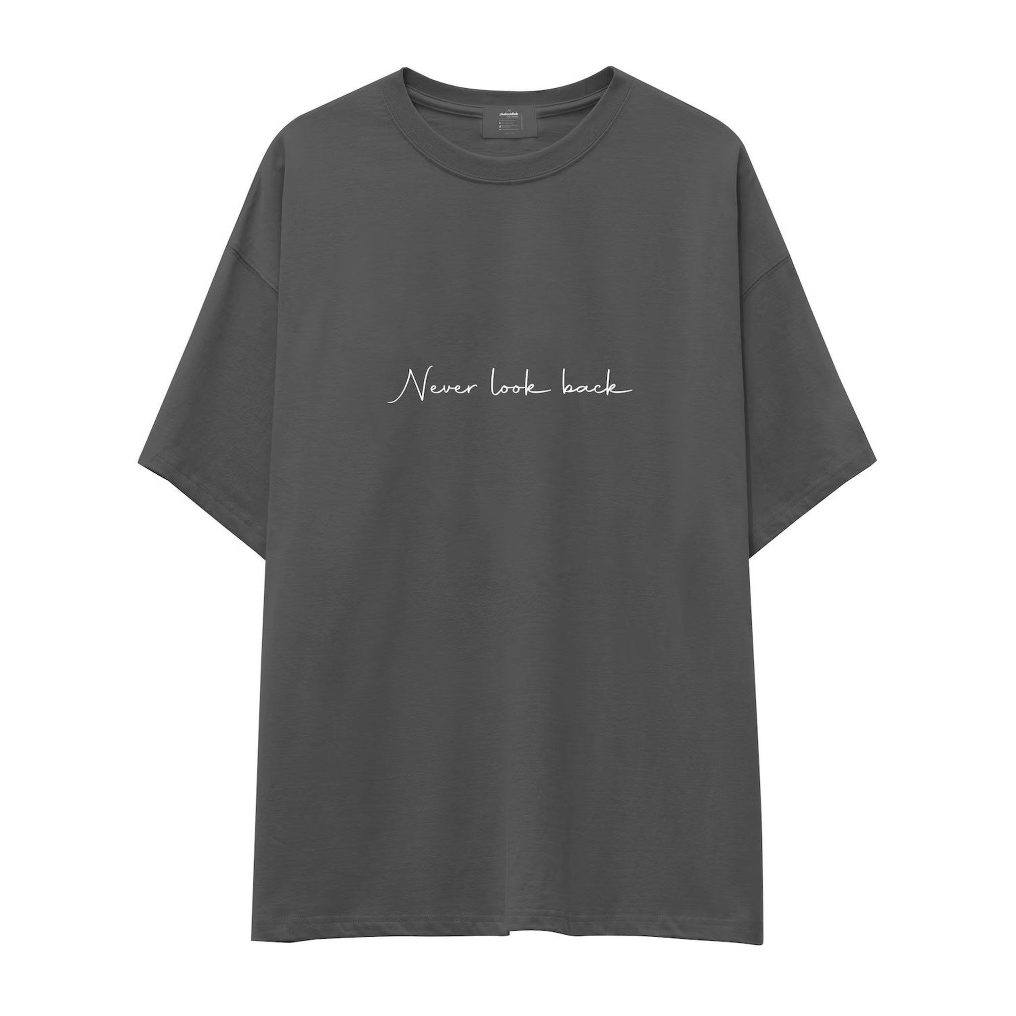 Never Look Back Oversize Tişört