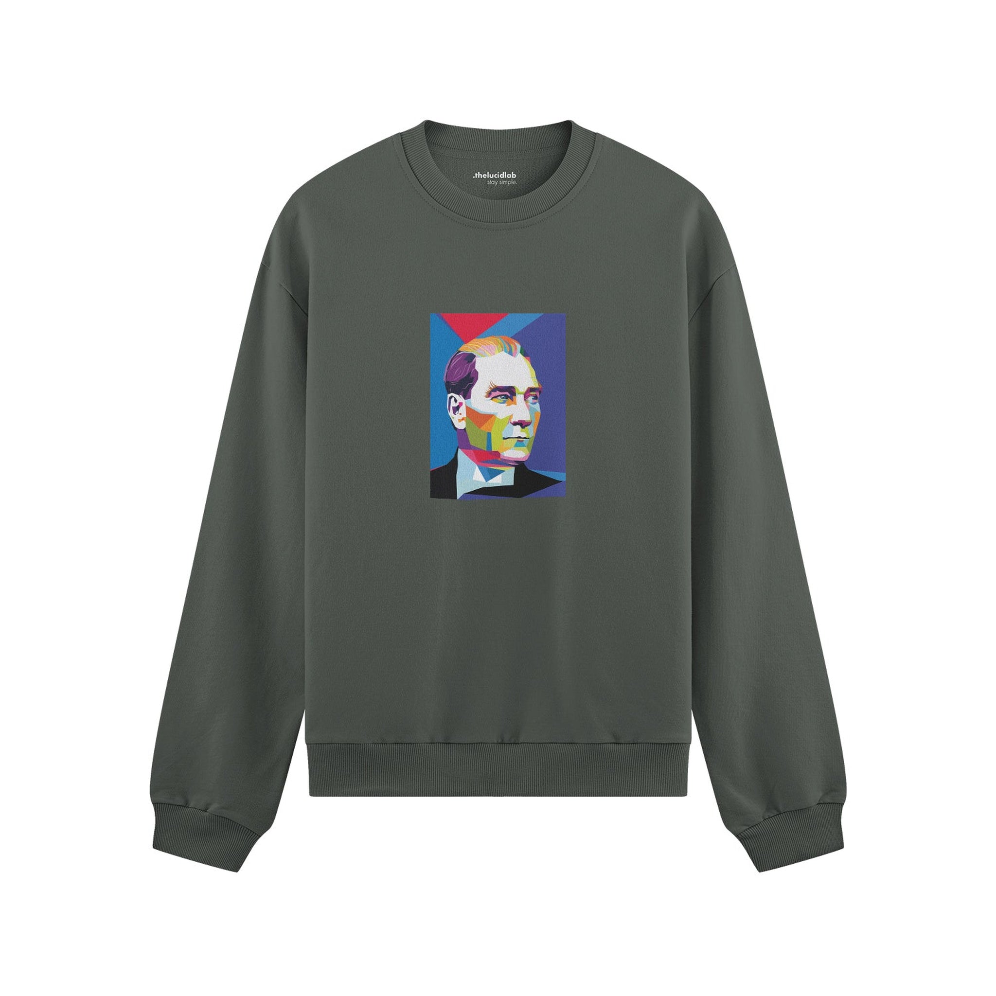 Atatürk Pop Art Oversize Sweatshirt