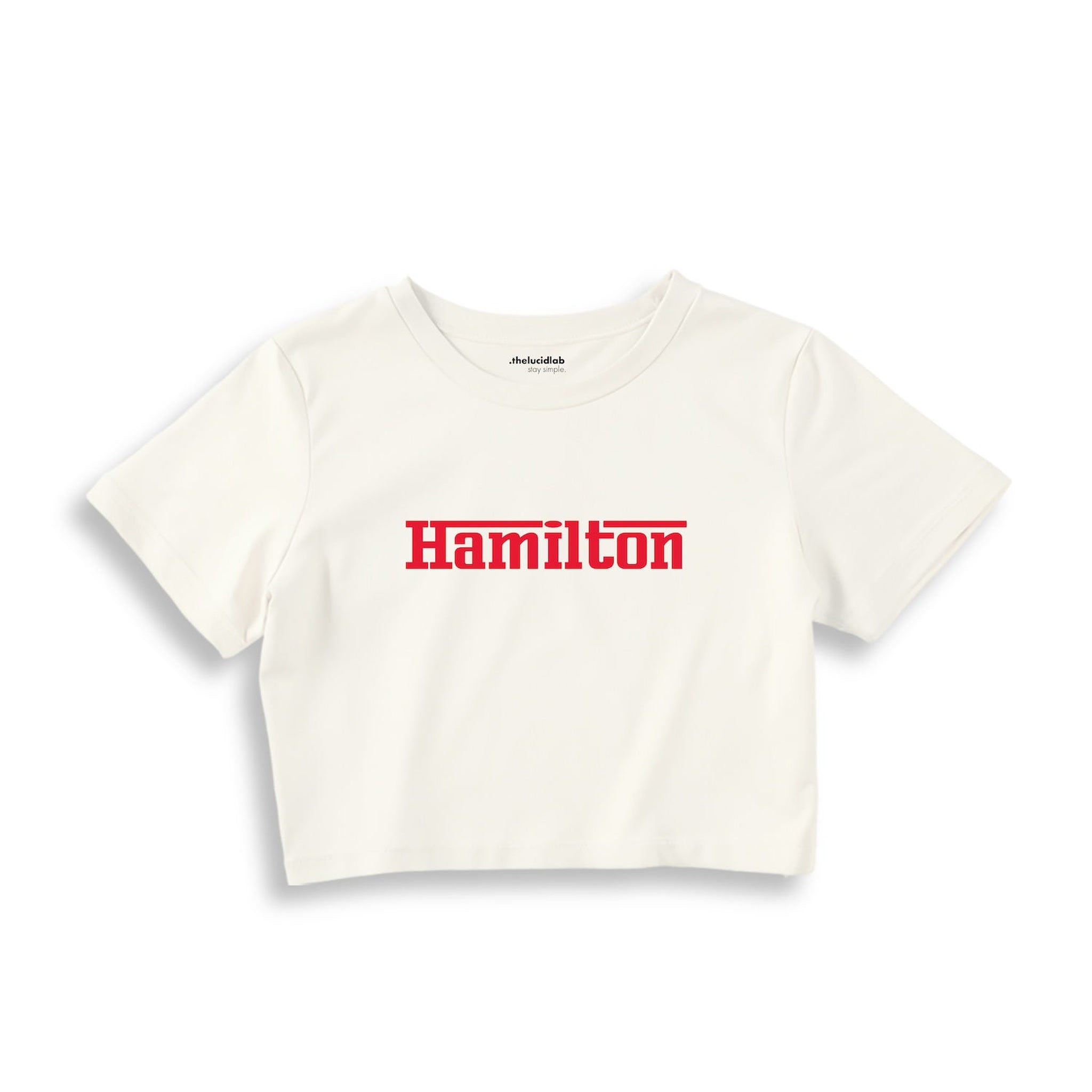 Hamilton / Ferrari Crop Tişört