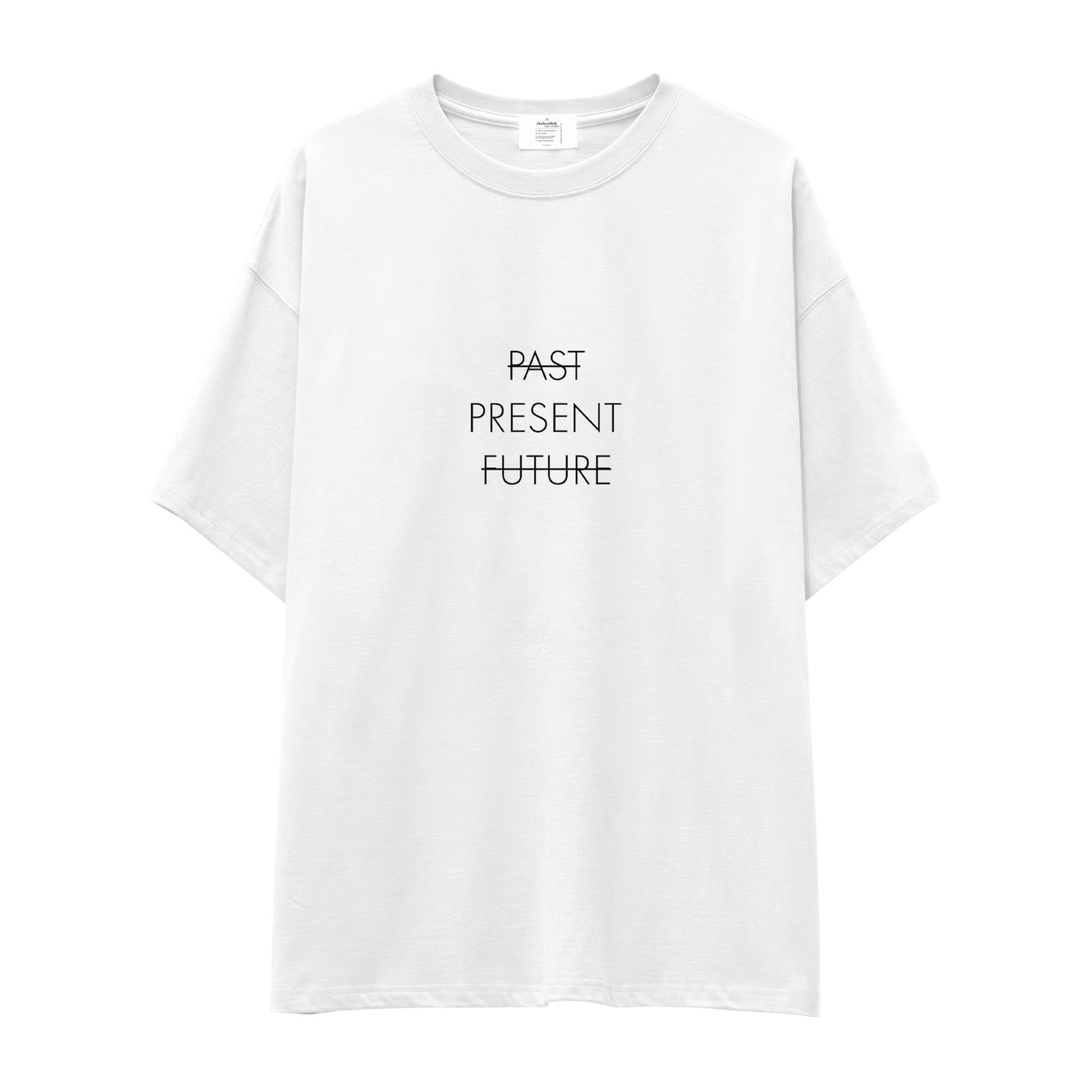 Past Present Future Oversize Tişört