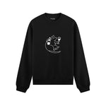 Wine Lover Cat Oversize Sweatshirt