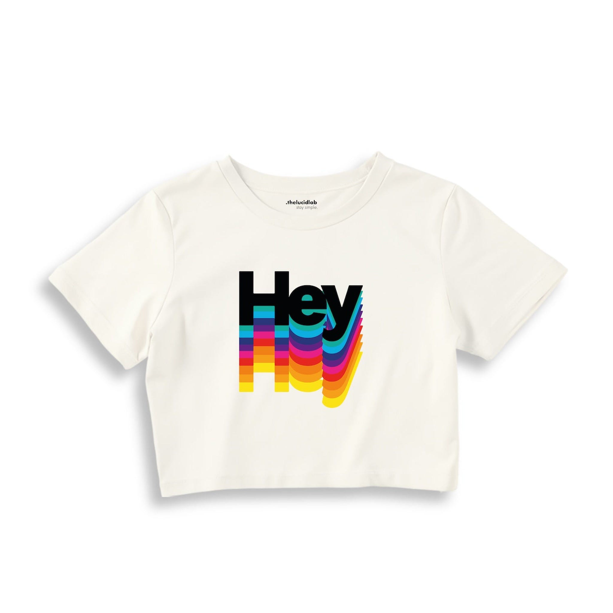 Hey Crop Tişört