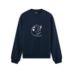 Wine Lover Cat Oversize Sweatshirt