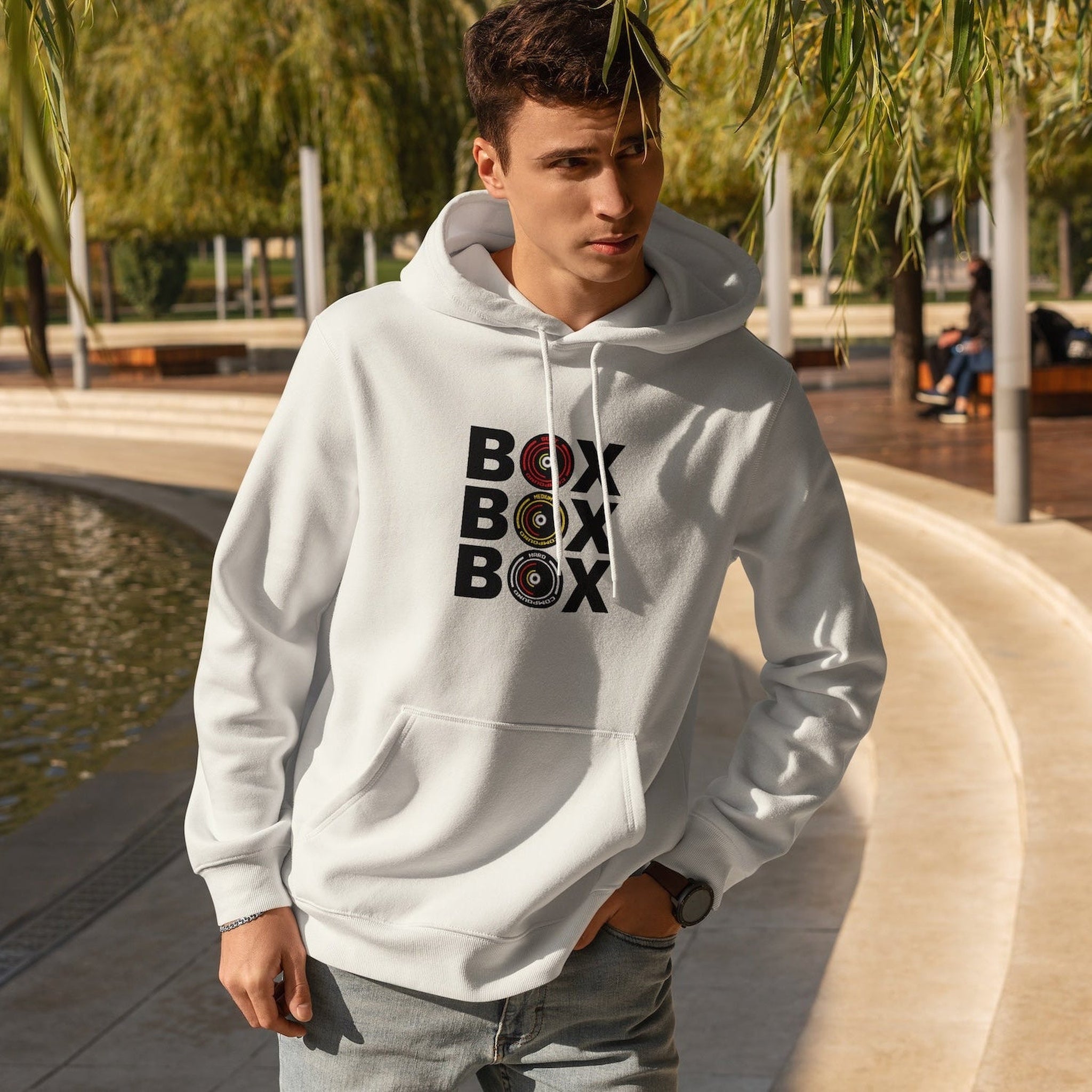 Box Box Box Oversize Hoodie