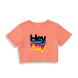 Hey Crop Tişört
