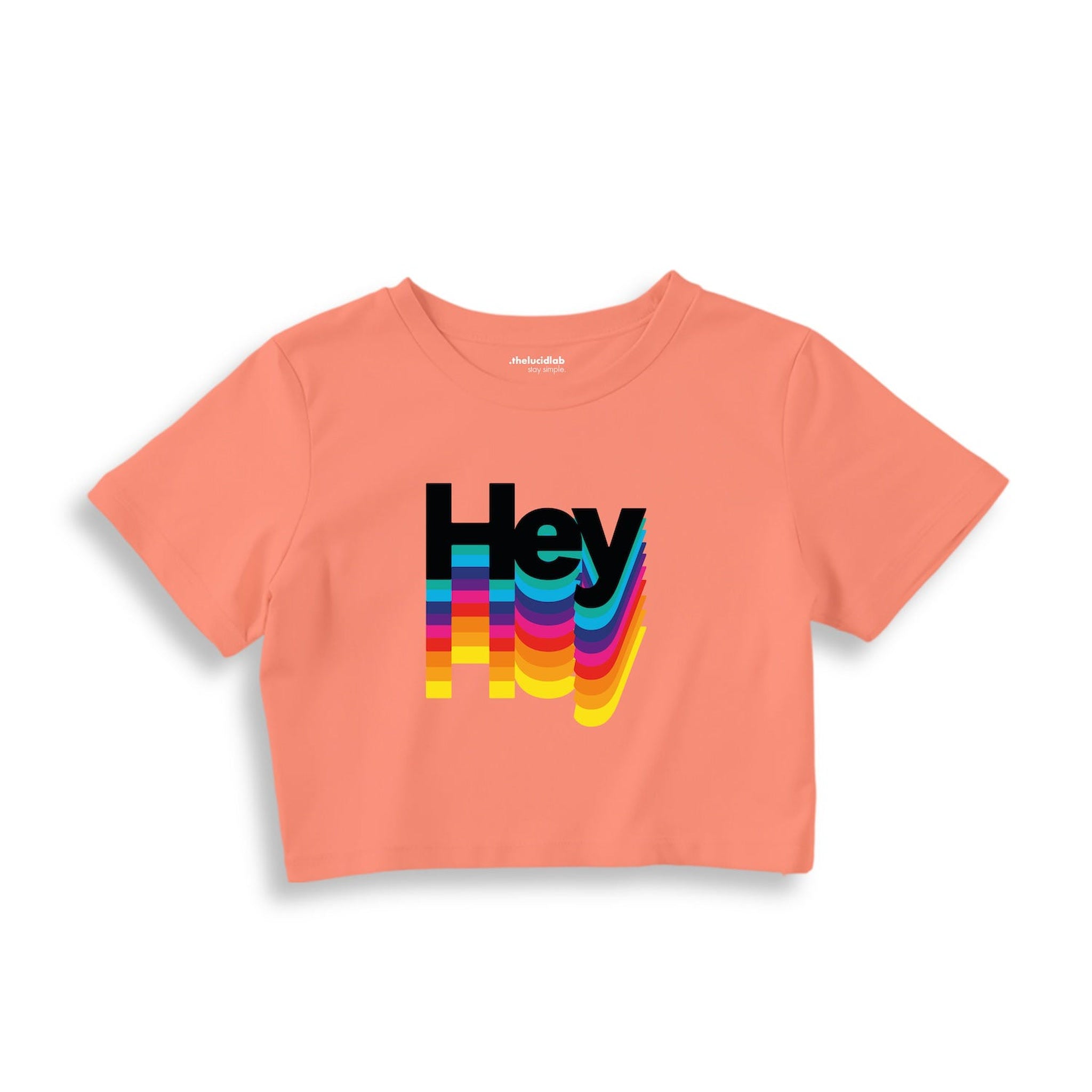 Hey Crop Tişört