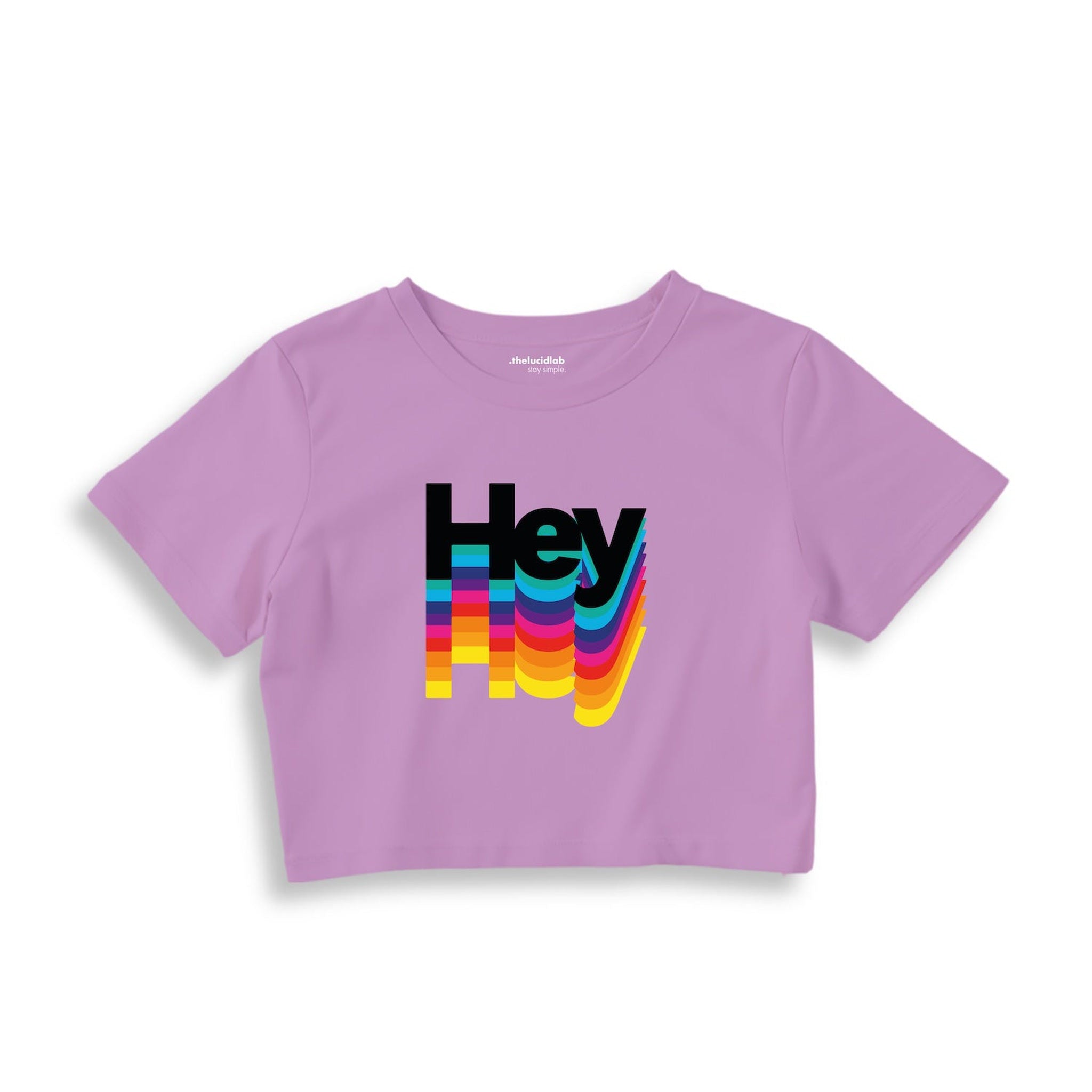 Hey Crop Tişört