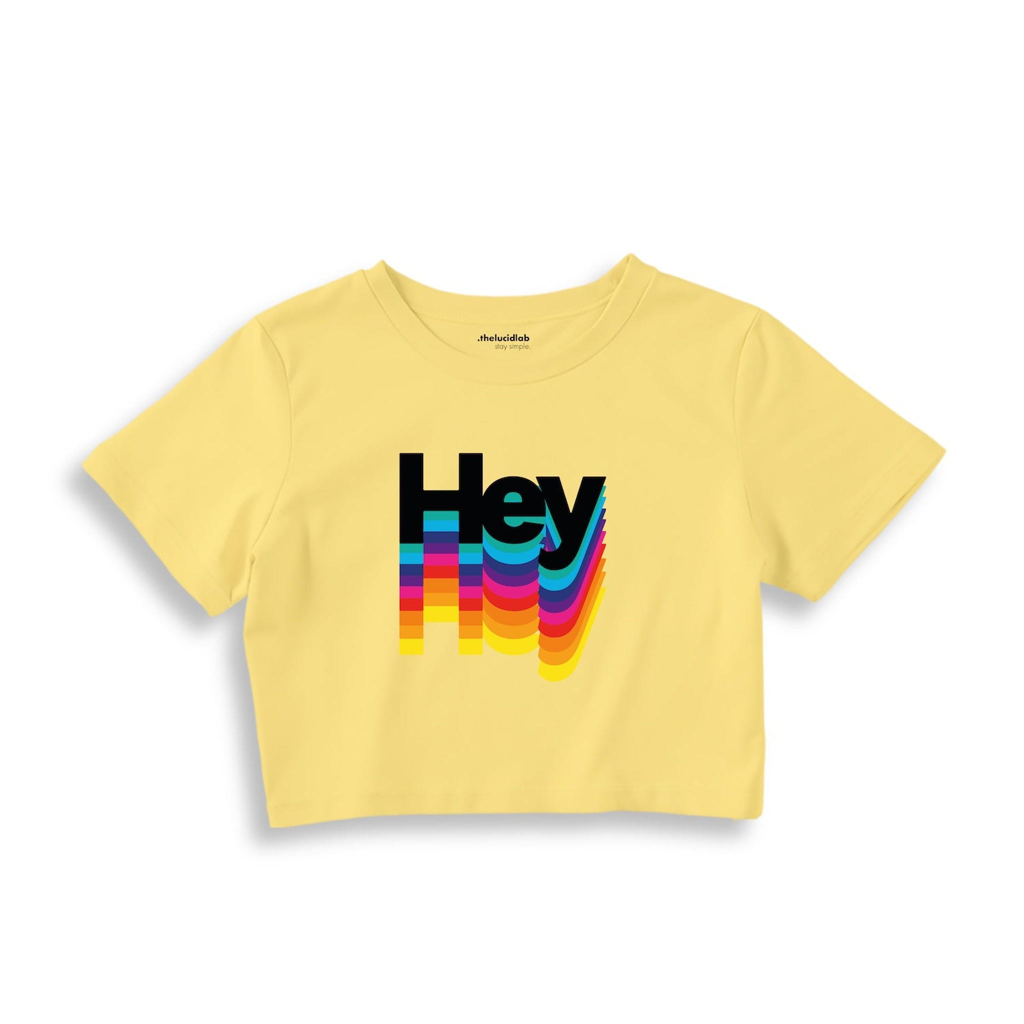 Hey Crop Tişört