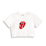 The Rolling Stones Crop Tişört