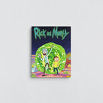 Rick and Morty Portal Kanvas Tablo