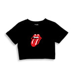 The Rolling Stones Crop Tişört