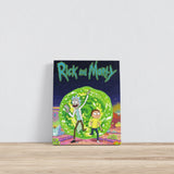Rick and Morty Portal Kanvas Tablo