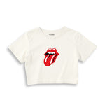 The Rolling Stones Crop Tişört