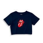 The Rolling Stones Crop Tişört