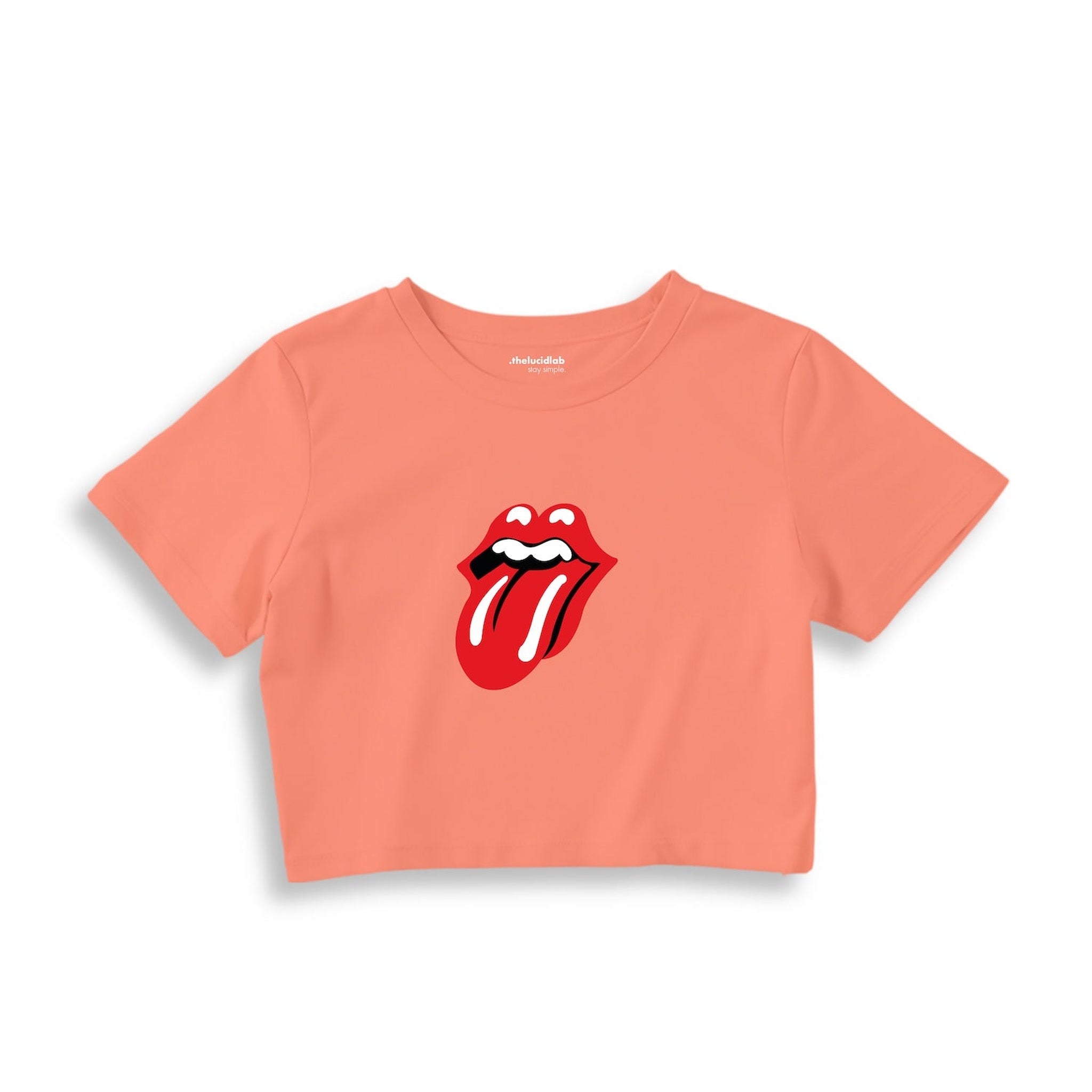 The Rolling Stones Crop Tişört