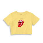 The Rolling Stones Crop Tişört