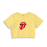 The Rolling Stones Crop Tişört