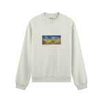 Buğday Tarlası ve Kargalar Oversize Sweatshirt