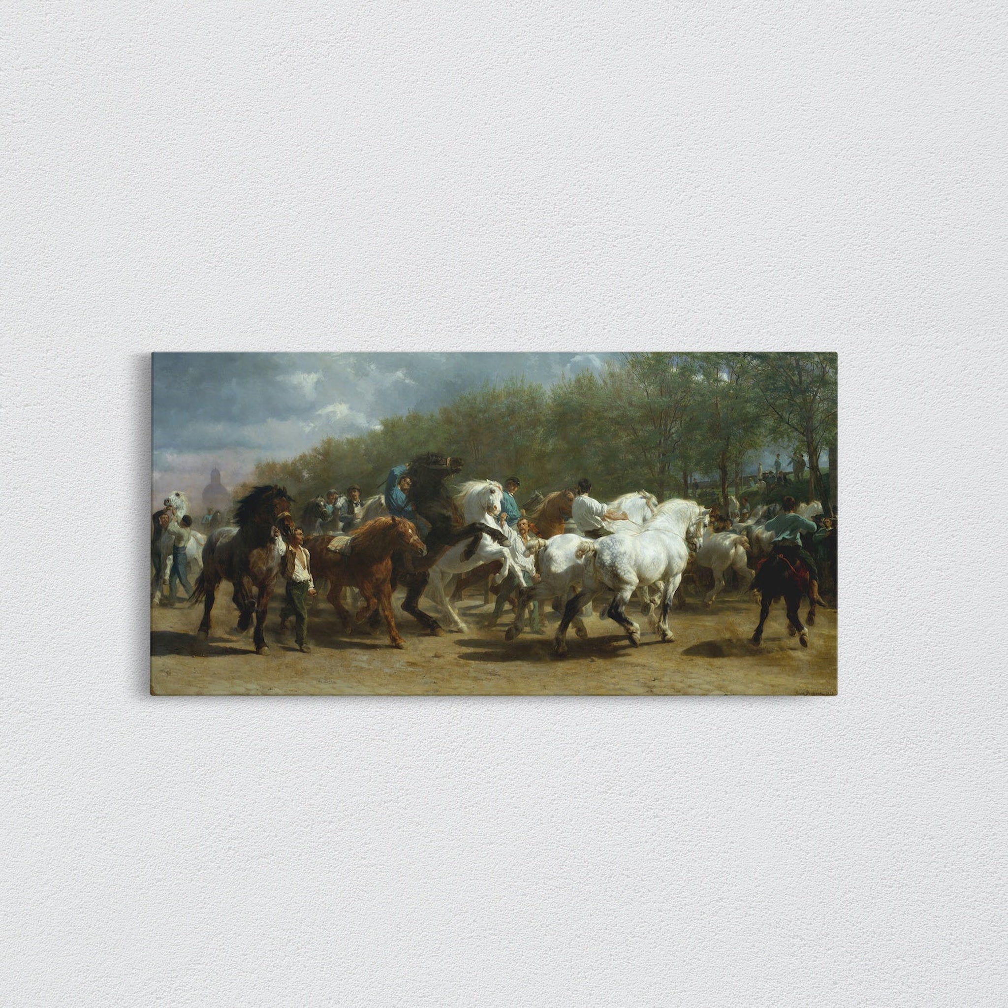 The Horse Fair Kanvas Tablo