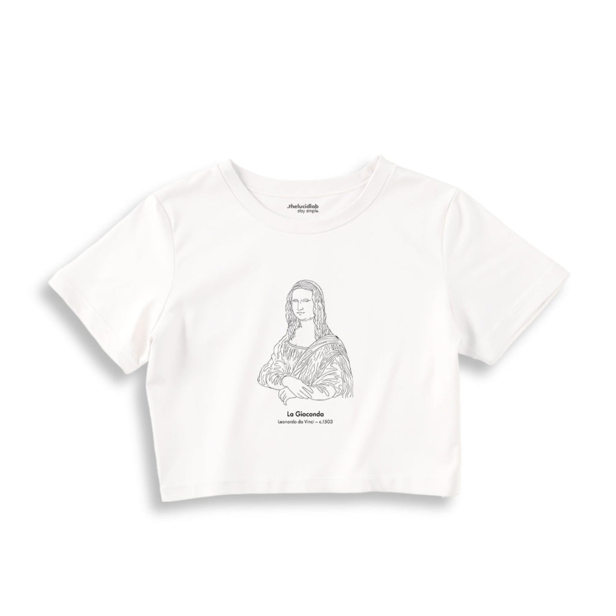 La Gioconda Crop Tişört