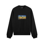 Buğday Tarlası ve Kargalar Oversize Sweatshirt