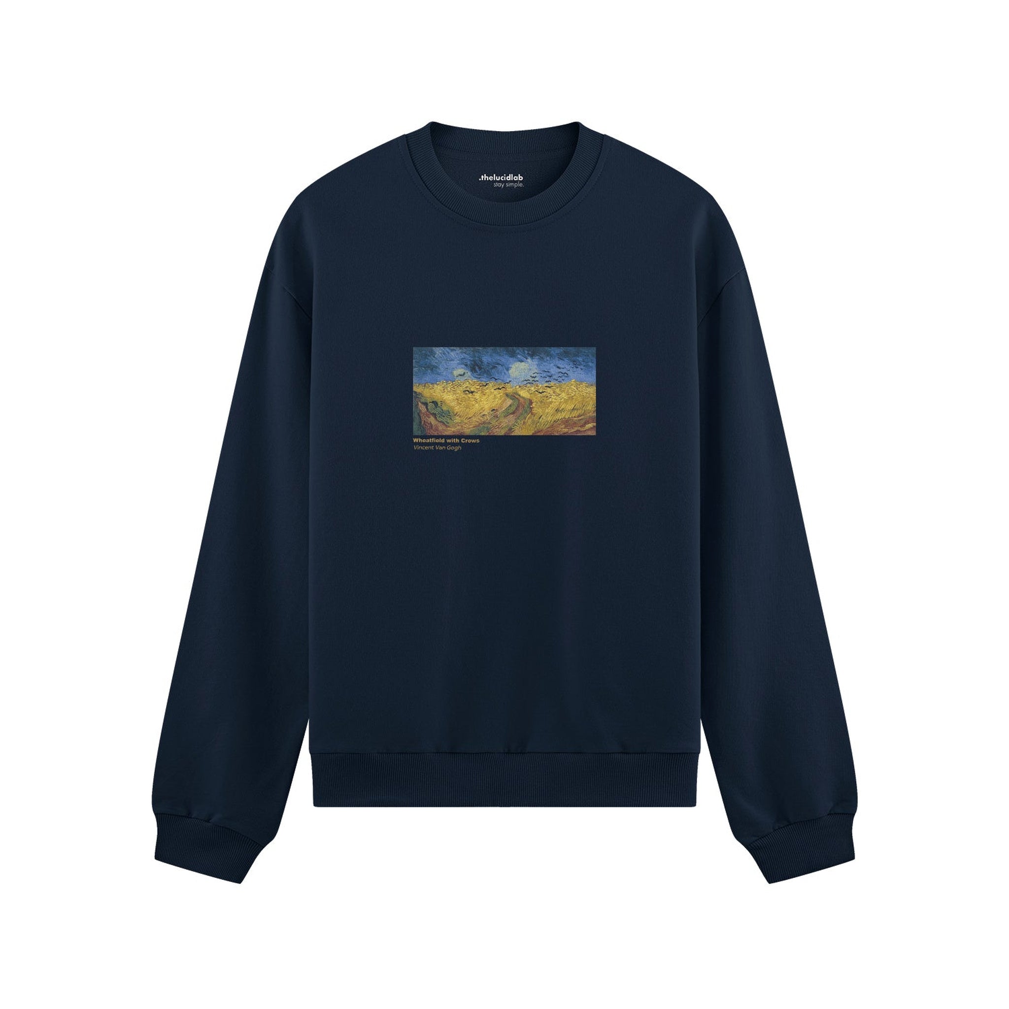Buğday Tarlası ve Kargalar Oversize Sweatshirt